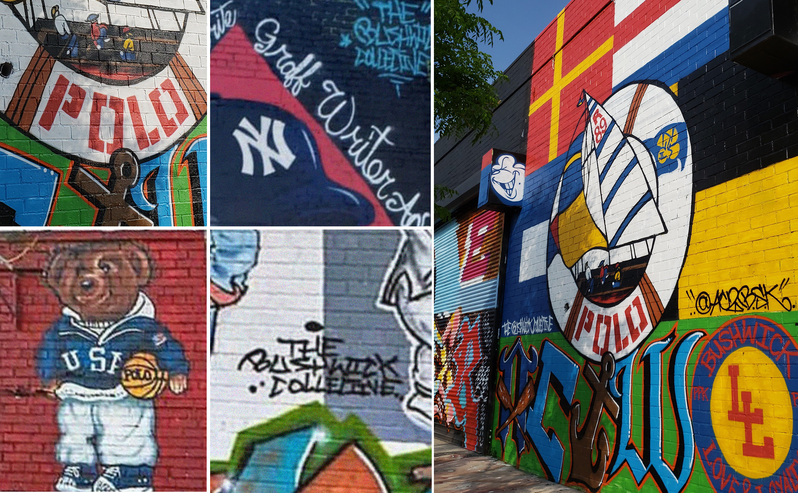 A survey of AC2BSK’s Polo-inspired murals, which he began painting in 2015
