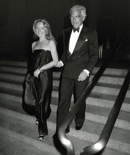 Ralph and Ricky leaving a dinner party in September 1988