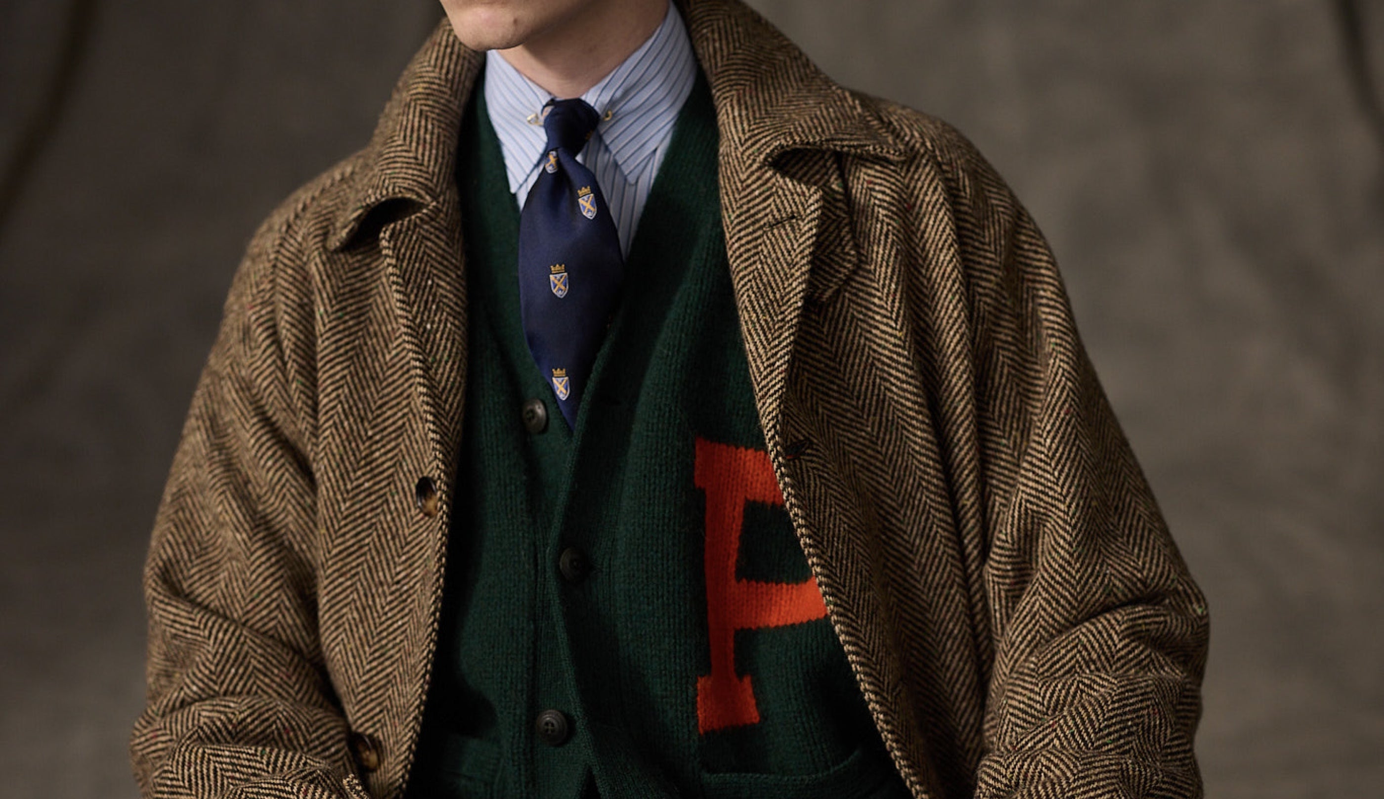 Polo by Ralph Lauren バルマカーンコート　ツイード Polo by Ralph Lauren バルマカーンコート ツイード ウールツイード