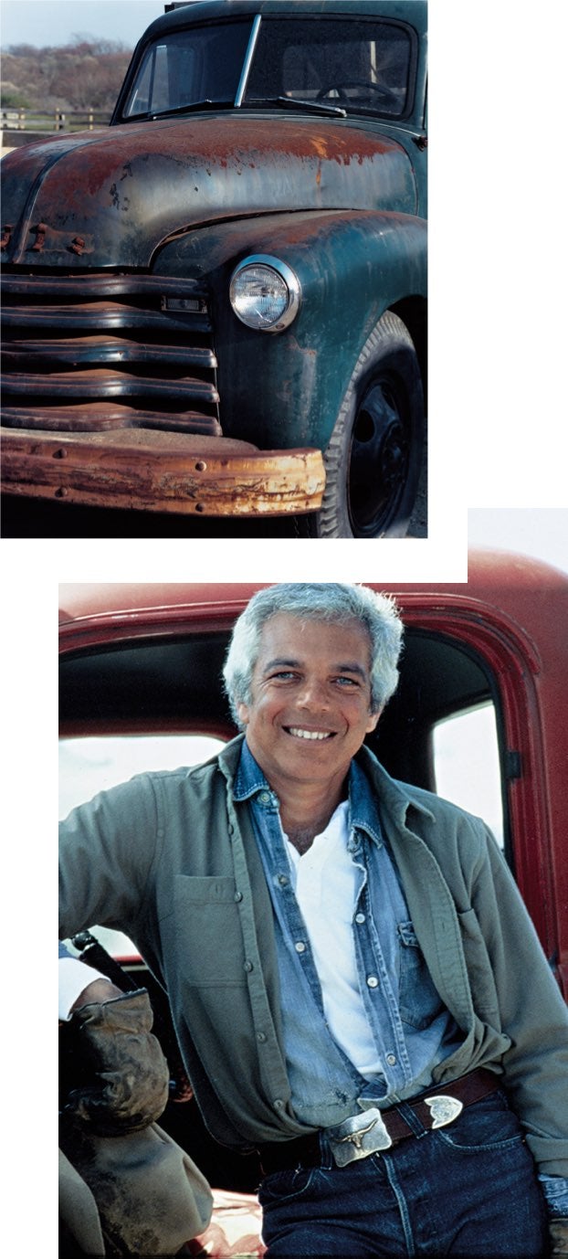 <section class="new-caption">          <div class="title">OLD GLORY</div>          <div class="dek">            A vintage truck embodies Ralph&rsquo;s reverence for the lived-in and            purposeful          </div>        </section>      