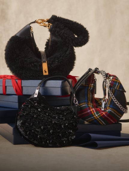 Polo ID Canvas-Leather Mini Shoulder Bag | Ralph Lauren