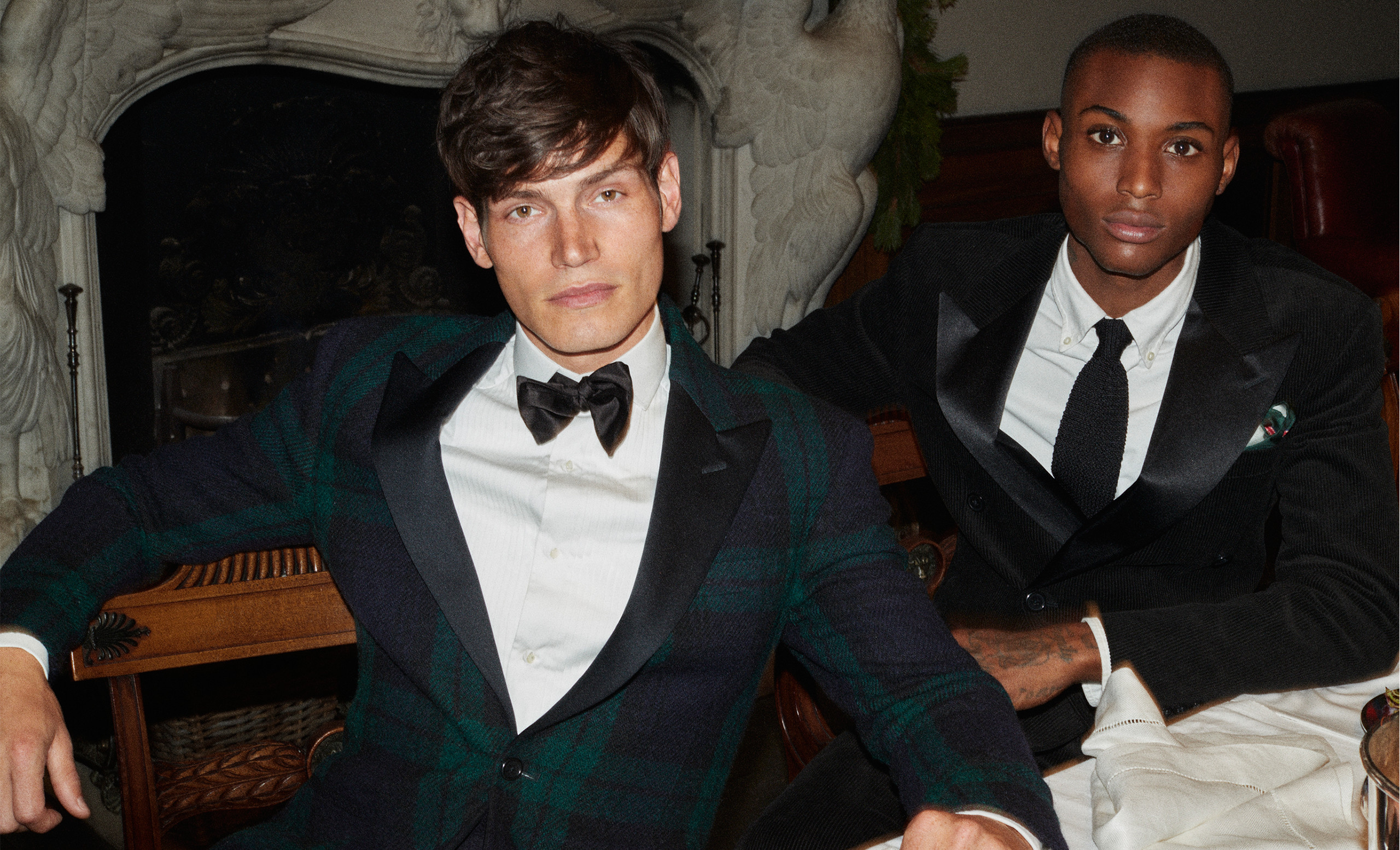 Formal looks from the Polo Ralph Lauren Holiday 2018 campaign