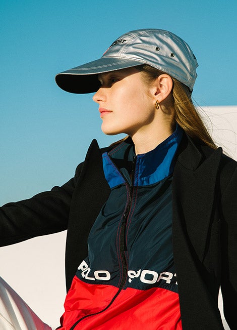 Polo sport silver 5 panel cap new arrivals