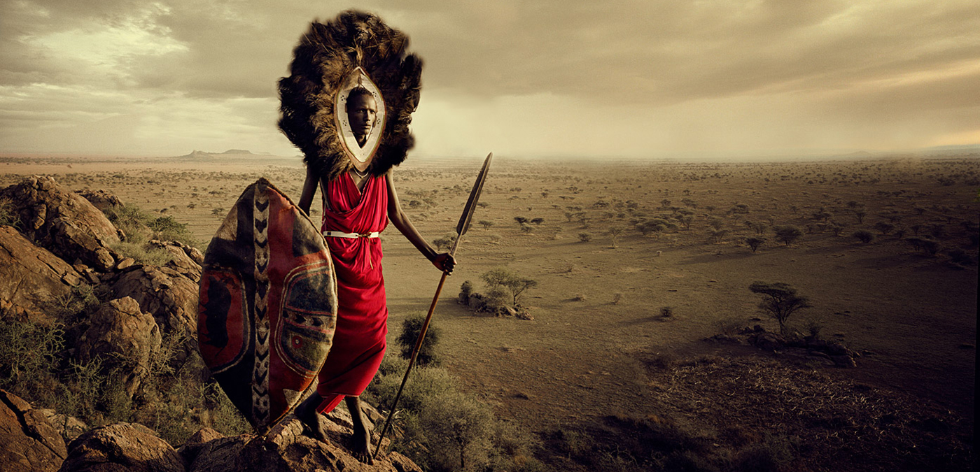 <span>Native to Tanzania&#x2019;s Serengeti region, a Maasai warrior is responsible for protecting his family&#x2019;s livestock from human and animal predators</span>.&#xA0;