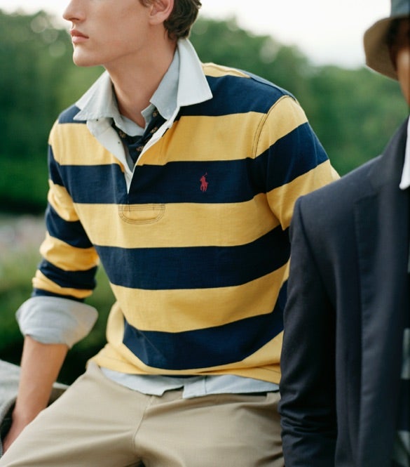 Ralph lauren rugby shirt grey deals
