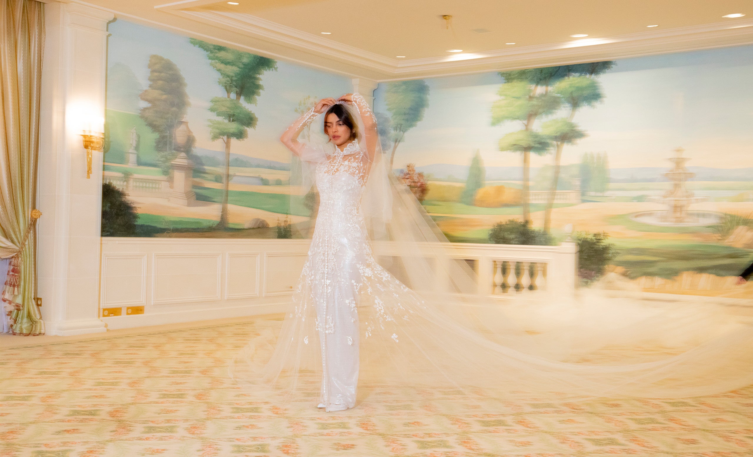 Watch: The making of Priyanka Chopra's extravagant white wedding gown by  Ralph Lauren