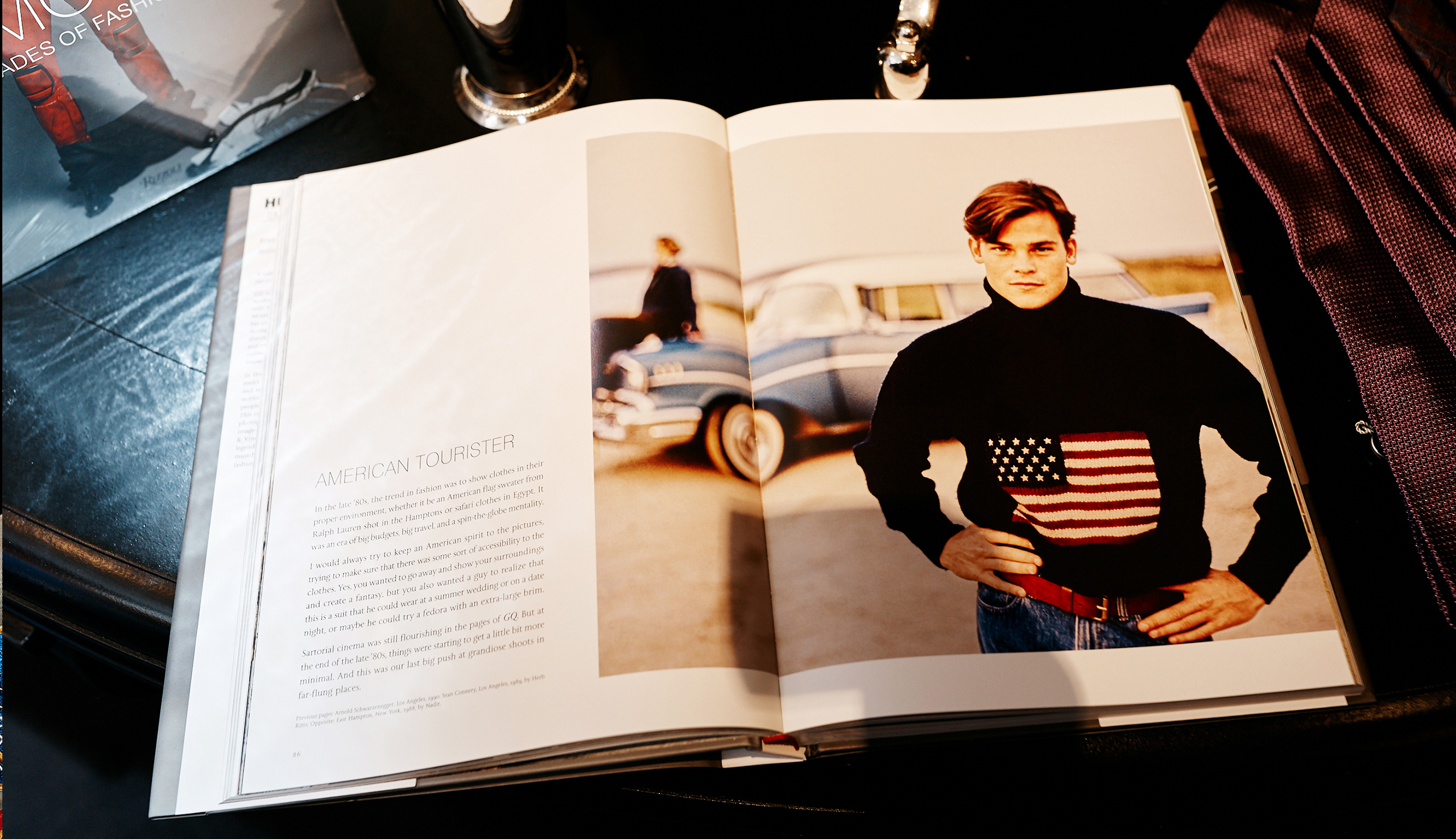 Polo’s Iconic Flag Sweater, as seen in the pages of <em>GQ</em>