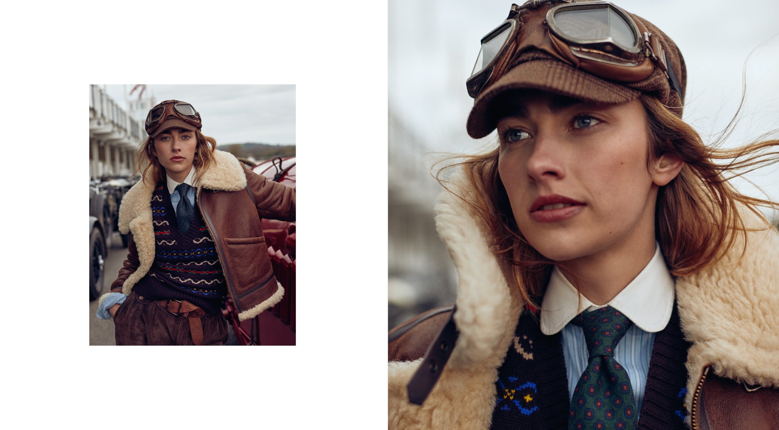 <strong>ON LOCATION</strong><br/><span>This season of Polo Originals, inspired by the golden era of Grand Prix car racing, was photographed at the Goodwood Motor Circuit, which is located in West Sussex, on the 12,000-acre Goodwood Estate. The Circuit has since become known for hosting a number of prestigious motorsport events, including the famous Festival of Speed and Revival.</span> <br/><rlmag_link href="https://www.ralphlauren.com/brands-prl-tough-and-refined-cg"><button class="shop-collection">Shop the Story</button></rlmag_link>