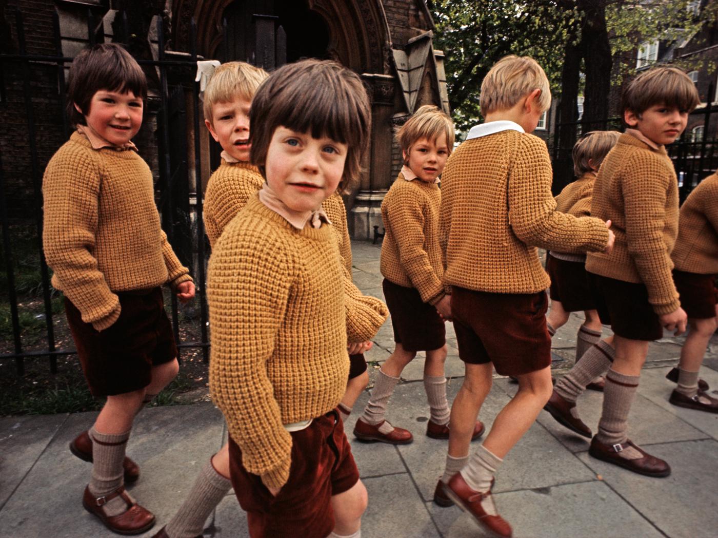                             The British schoolboy look, circa 1972