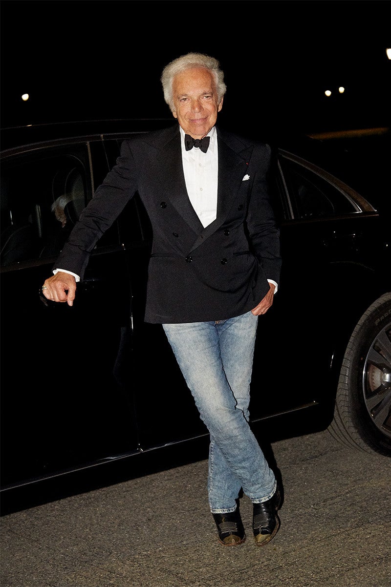 Jeans and online dinner jacket