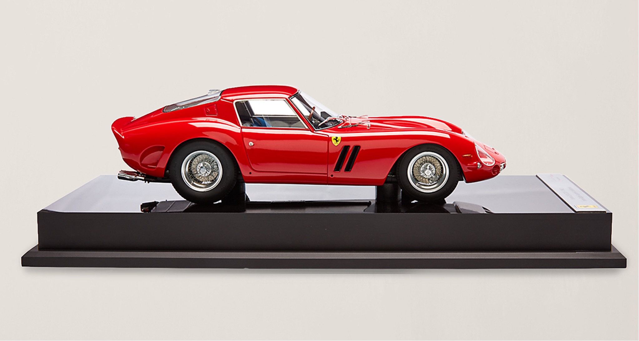<span>“I got hooked on the Ferrari after driving it only once,” Mr. Lauren has said. His 1962 Ferrari 250 GTO is one of Sergio Scaglietti’s most celebrated designs </span><br/><a href="https://www.ralphlauren.com/home-decor-decorative-accessories/ferrari-250-gto/453618.html?dwvar453618_colorname=Red" target="_blank" class="rlc-linecta rlc-lineplay"><span>SHOP NOW</span></a>