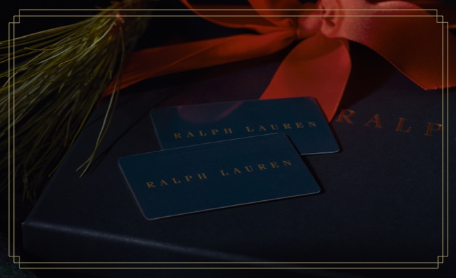 Blue Ralph Lauren gift cards