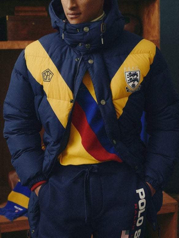 Mens blue ralph lauren jacket clearance