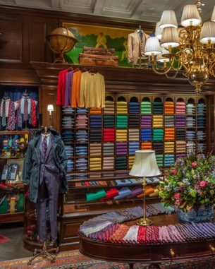 ILLINOIS Chicago Interior of Ralph Lauren men s clothing store on Michigan  Avenue retail shop on Magnificent Mile Stock Photo - Alamy