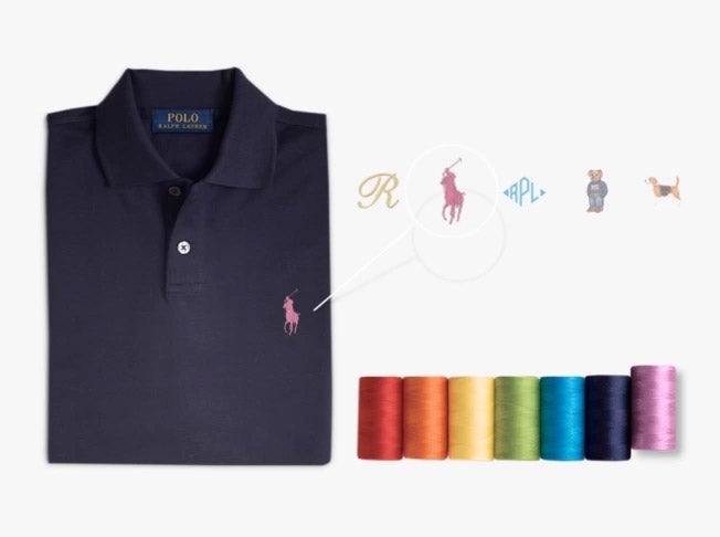 Customized ralph lauren hot sale polo shirts with logo