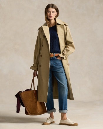 Women s Green Coats Outerwear Ralph Lauren