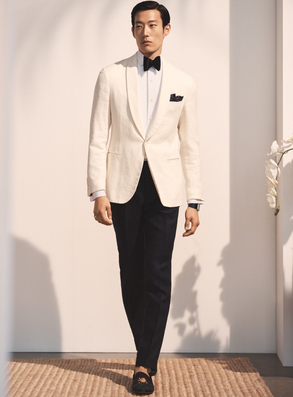 Ralph lauren white linen suit shop