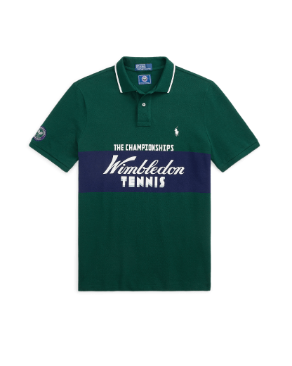 注目コラボ★【Polo Ralph Lauren】Wimbledon ロゴ Tシャツ Wimbledon Classic Fit Logo T-Shirt for Men | Ralph Lauren® PK