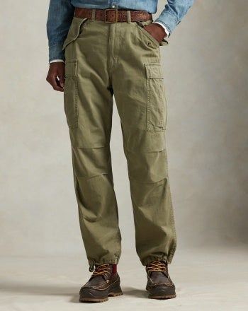 パンツ DOUBLE RL/RRL TROUSERS REGULATION TINO Vintage RRL Ralph Lauren Double RL Pants Men 33x32 Beige