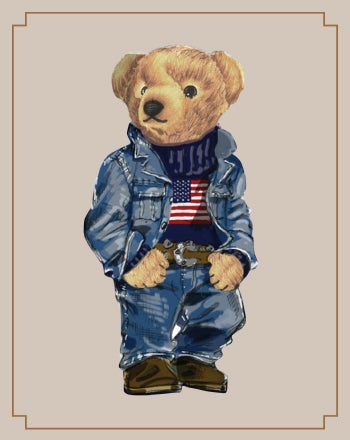 Polo by Ralph Lauren ポロベア　bear アメリカ キッズ 古着 POLO Ralph Lauren 「POLO BEAR」 ポロベア × MLB