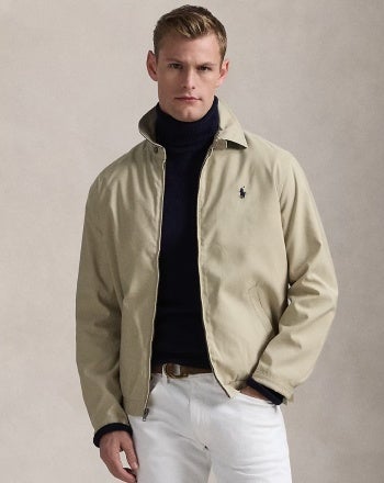 ジャケット・アウター Vintage Ralph Lauren stripe chaster coat VINTAGE POLO SPORT BY RALPH LAUREN STRIPED COTTON FULL ZIP