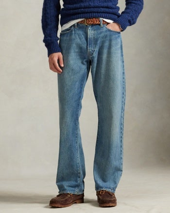 POLO Ralph Lauren バレルジーンズ　27R ハイライズ リラックスド ストレート クロップ ジーンズ