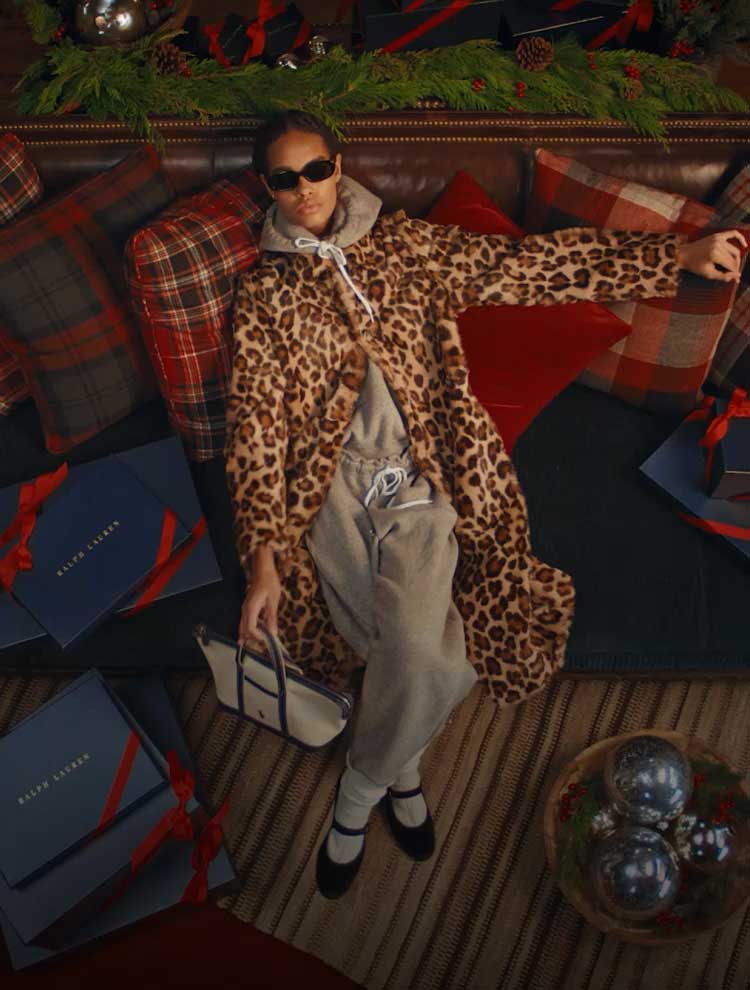 Snowflake Mockneck Short-Sleeve Sweater