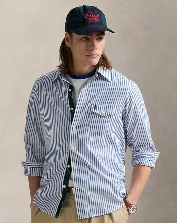 Men's Big Fit Button Down Shirts | Ralph Lauren