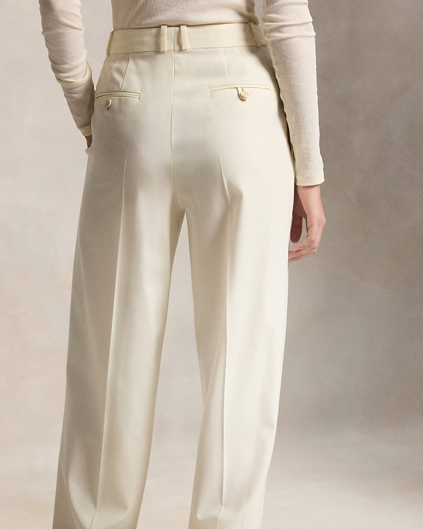 Straight-Leg Wool-Blend Pant | Ralph Lauren