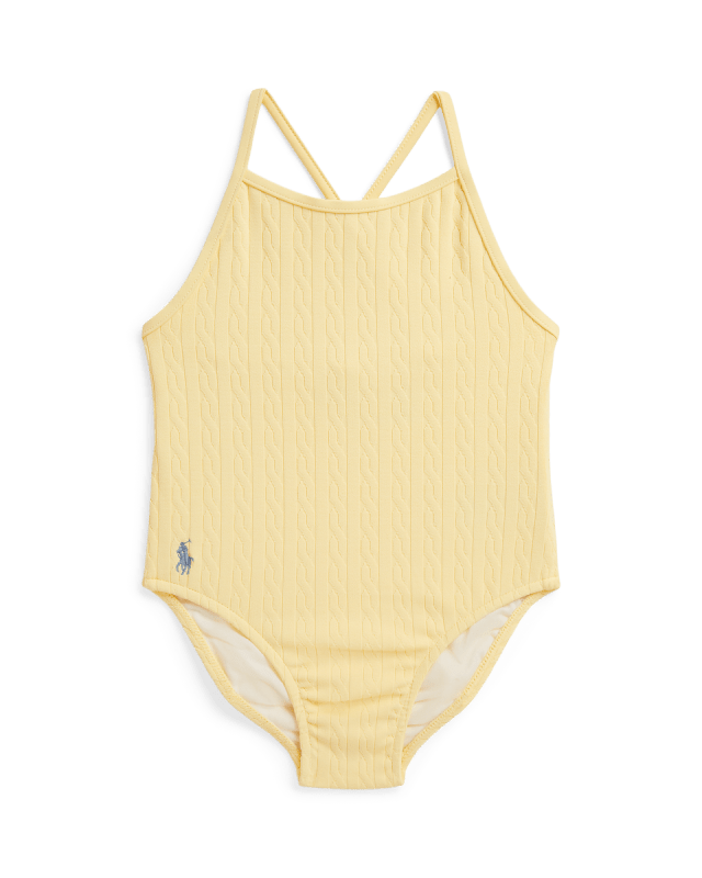 Mini-Cable Jacquard One-Piece Swimsuit