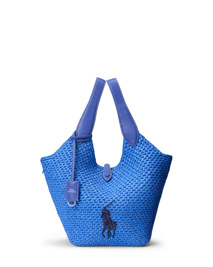 Polo Play Big Pony Faux-Raffia Tote
