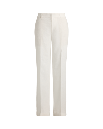 Linen High-Rise Relaxed Straight Pant