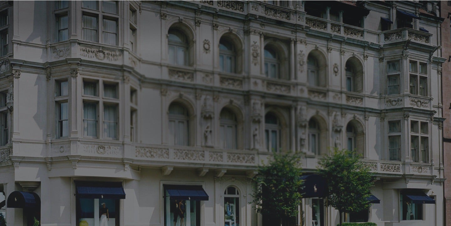 Façade of 867 mansion in New York City.