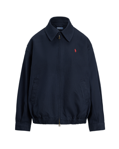 Oversized Cotton Windbreaker