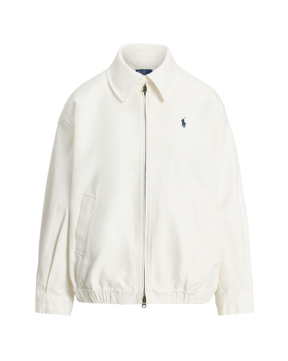 Oversized Cotton Windbreaker