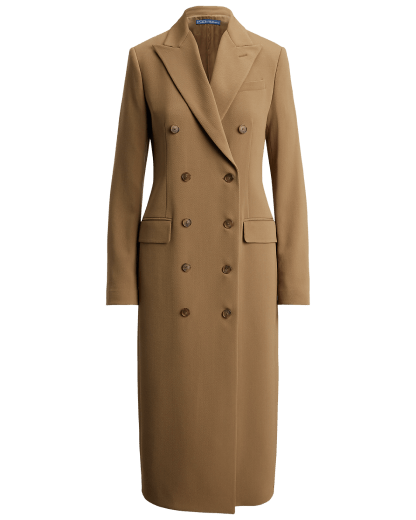 Double-Breasted Wool Coat