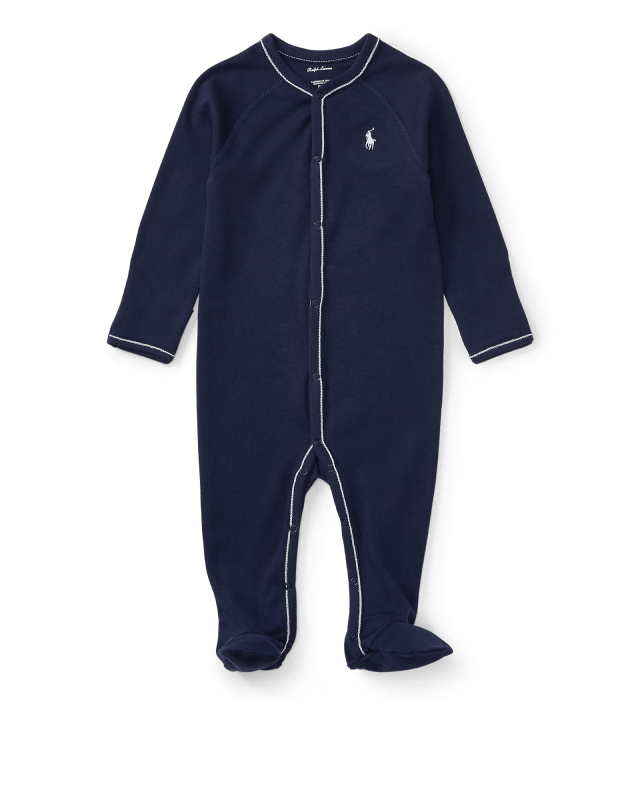 Cotton Jersey Footed Coverall