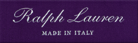 Ralph Lauren MADE IN ITALY