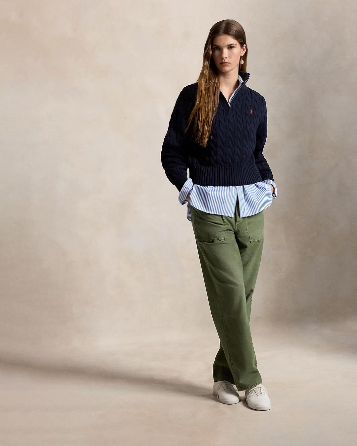 パンツ POLO by Ralph Lauren PIQUE 2Tuck PANTS The Ricky Pant for Women | Ralph Lauren