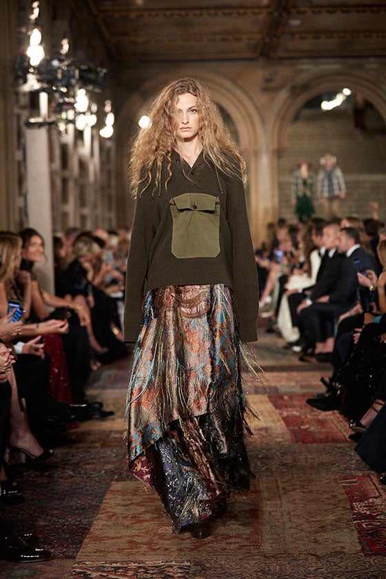 Polo ralph lauren patchwork skirt discount