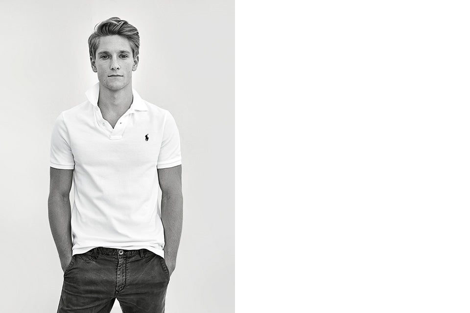 mens white ralph lauren shirt