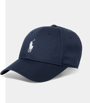 Navy baseball cap with Polo Pony at front