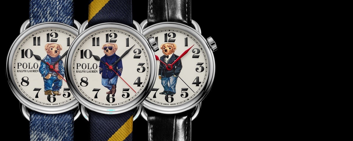 The polo bear watch collection top