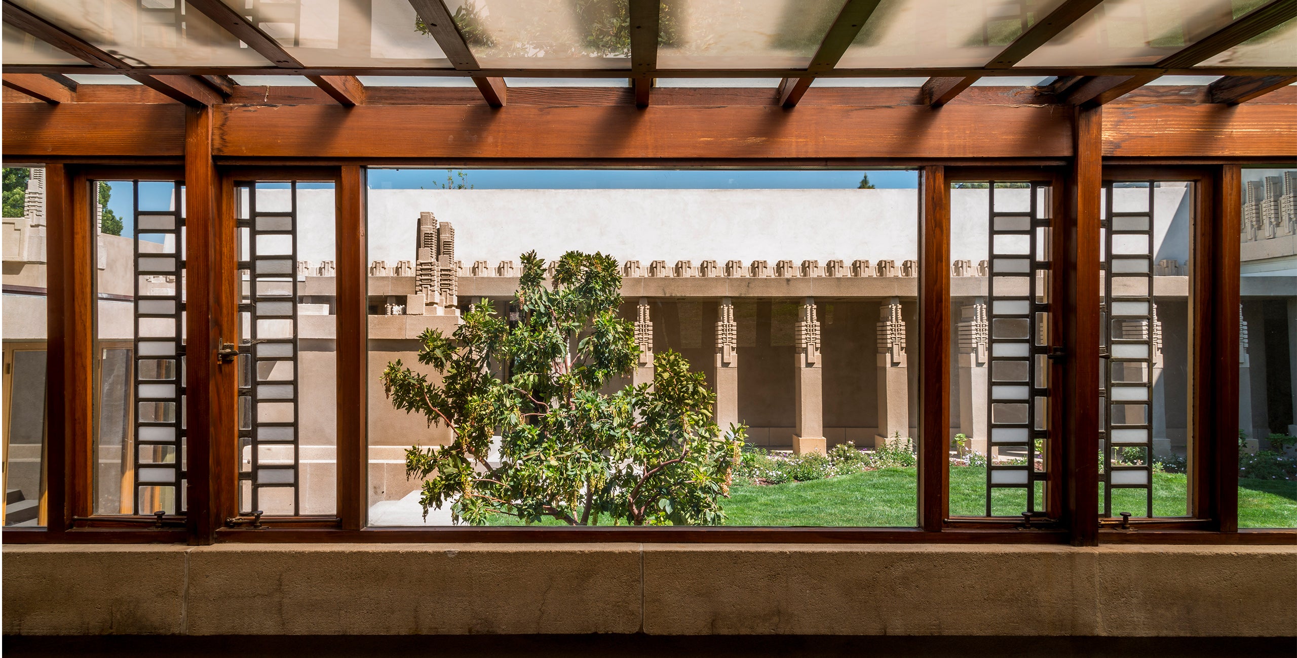 Frank Lloyd Wright’s Hollyhock House, completed in 1921