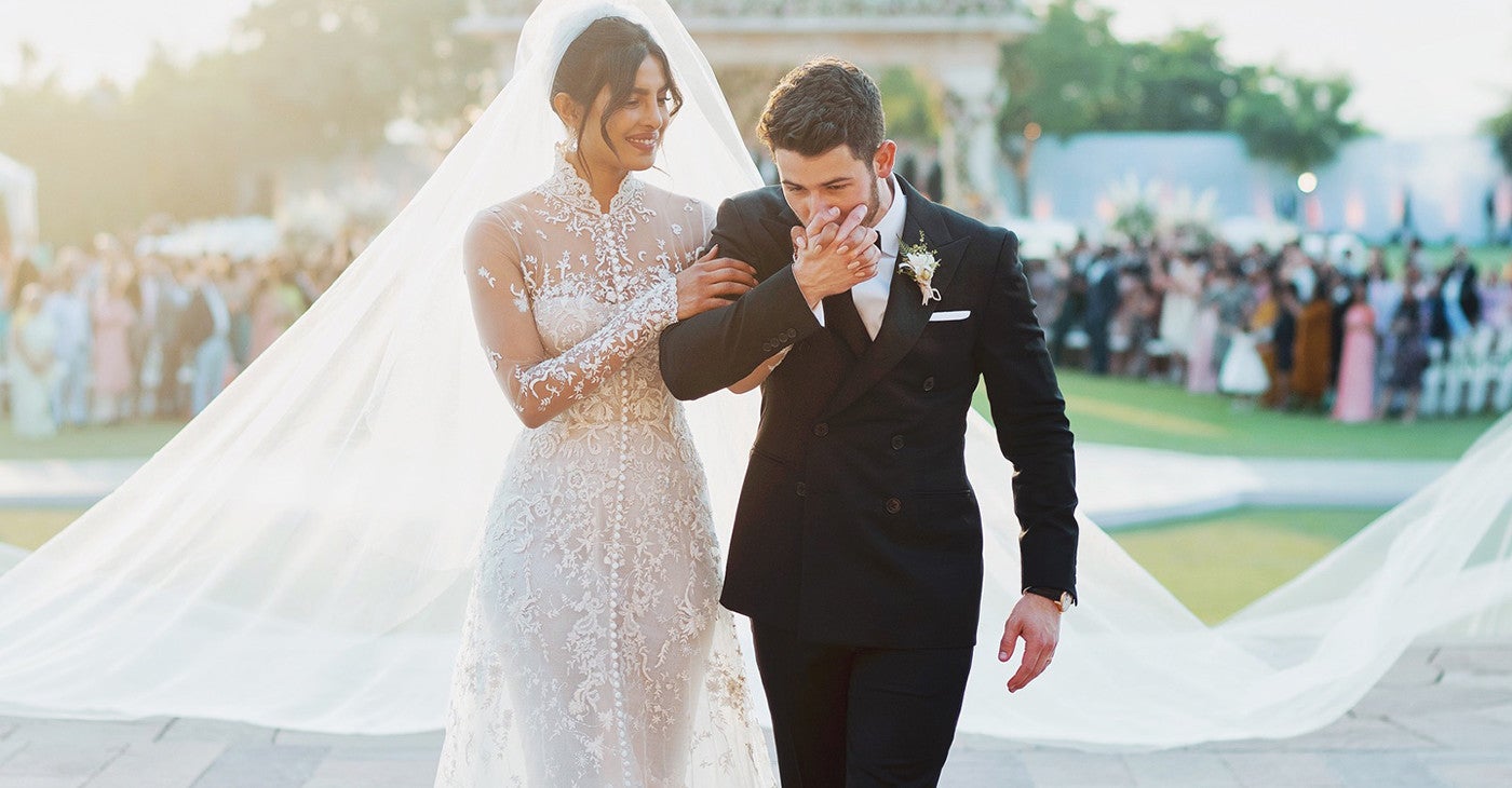 priyanka wedding veil