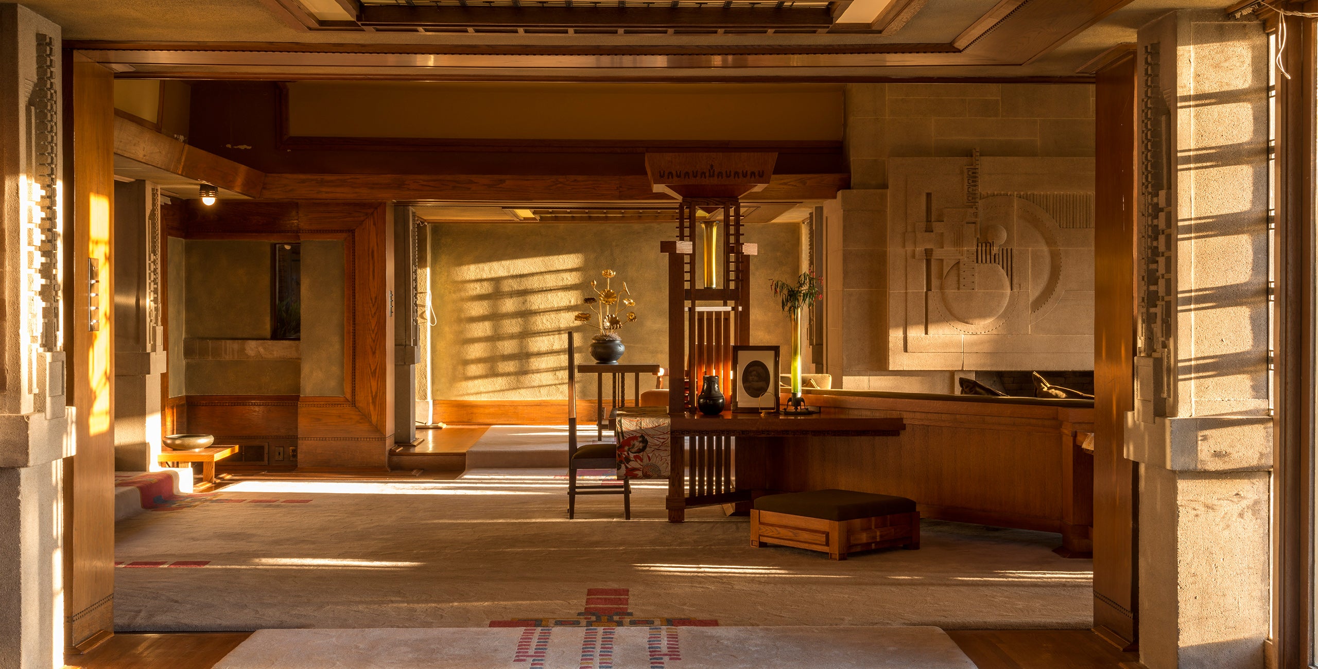Frank Lloyd Wright’s Hollyhock House, completed in 1921