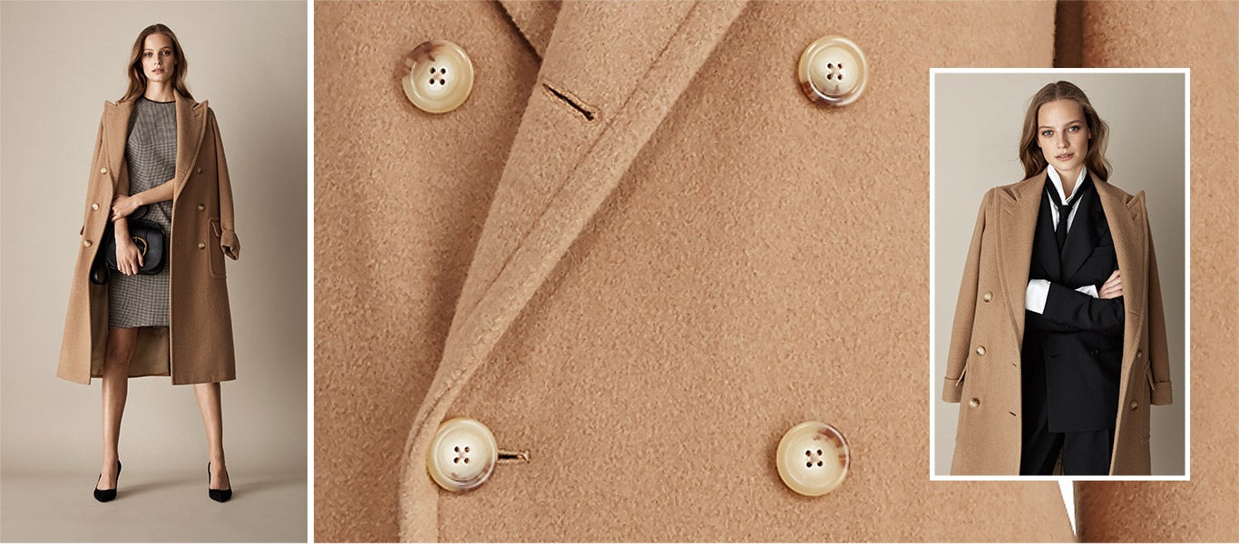 Woman in blazer worn three ways