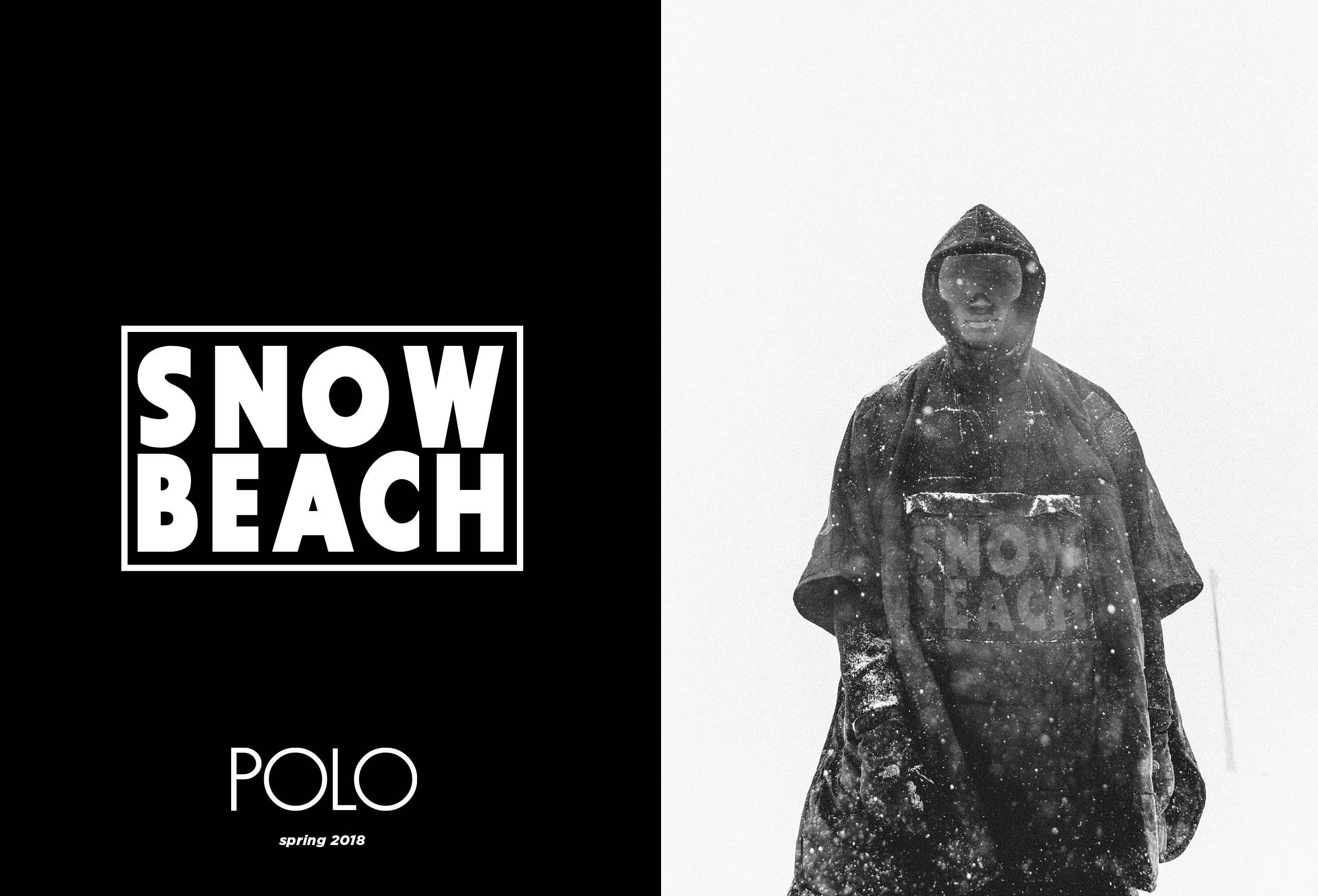 The 2018 Snow Beach campaign, featuring the Color and Black & White collections