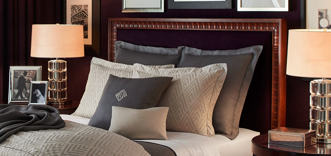 Home Decor Furnishings Bedding And Bath Ralph Lauren Bedroom Decorated With Linens In Various Grey Hues Ralph Lauren Home
