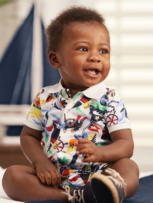 boys polo sweatsuit